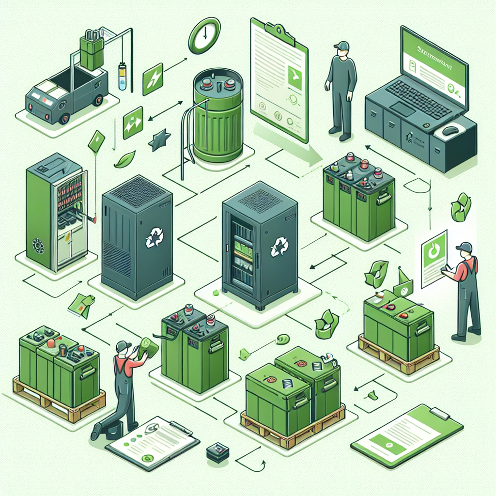Entsorgung von USVs und stationären Batterien: Schritte und Dokumente