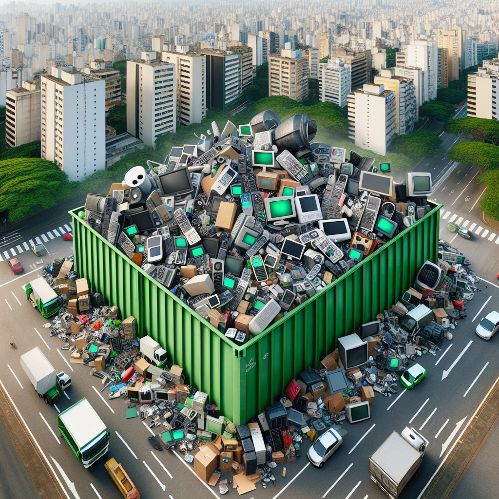 Entsorgung von Elektroschrott in São Paulo