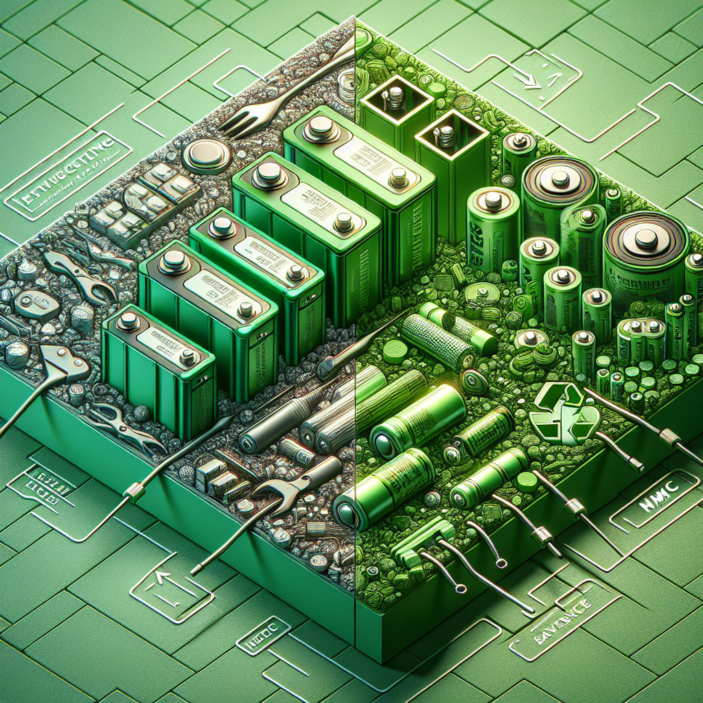 La différence entre les piles LFP et NMC et leurs défis en matière de recyclage