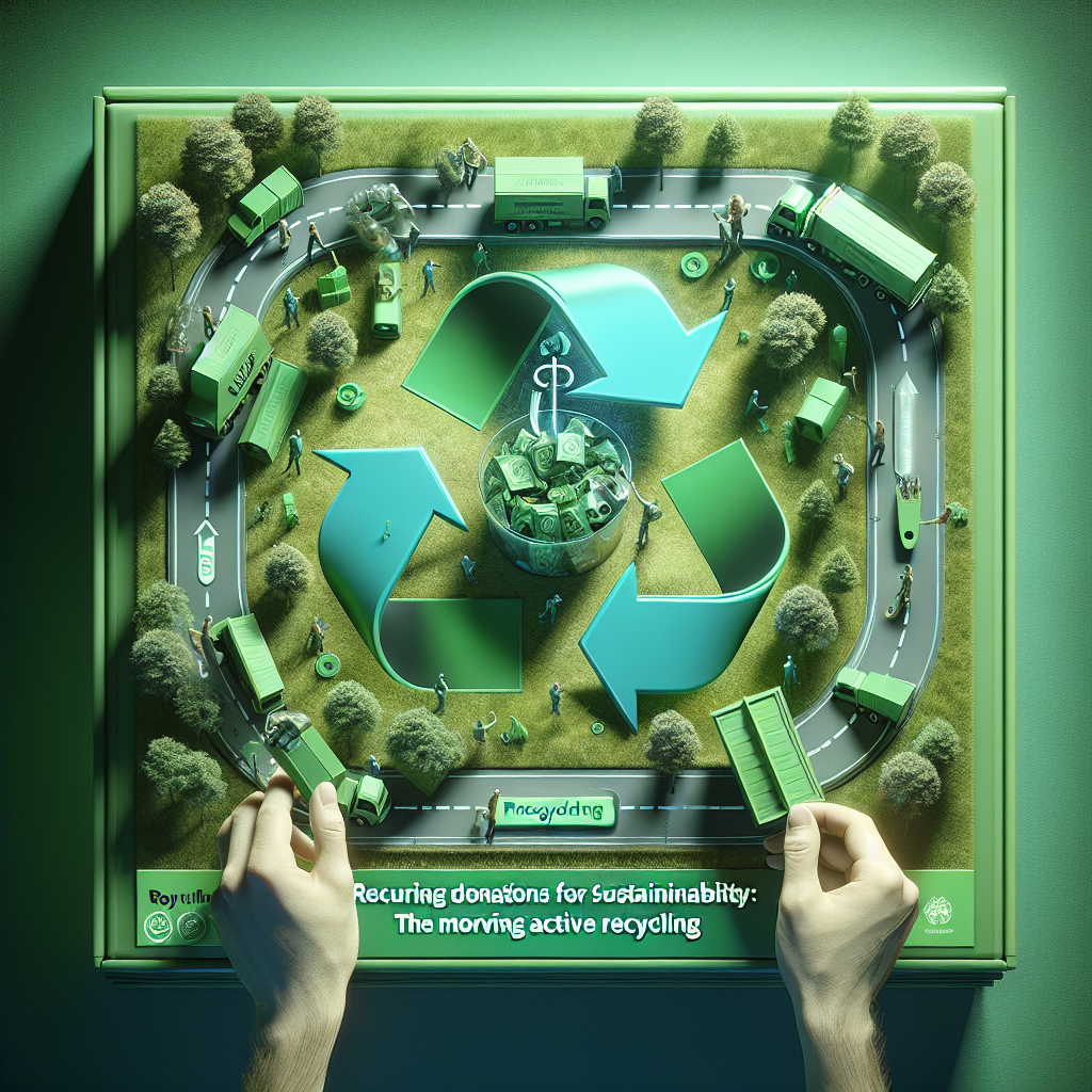 Wiederkehrende Spenden für Nachhaltigkeit: das Modell, das das Recycling am Laufen hält