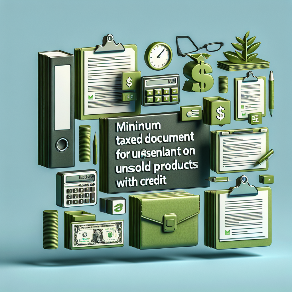 Documents minimaux pour la radiation des produits de crédit invendus.