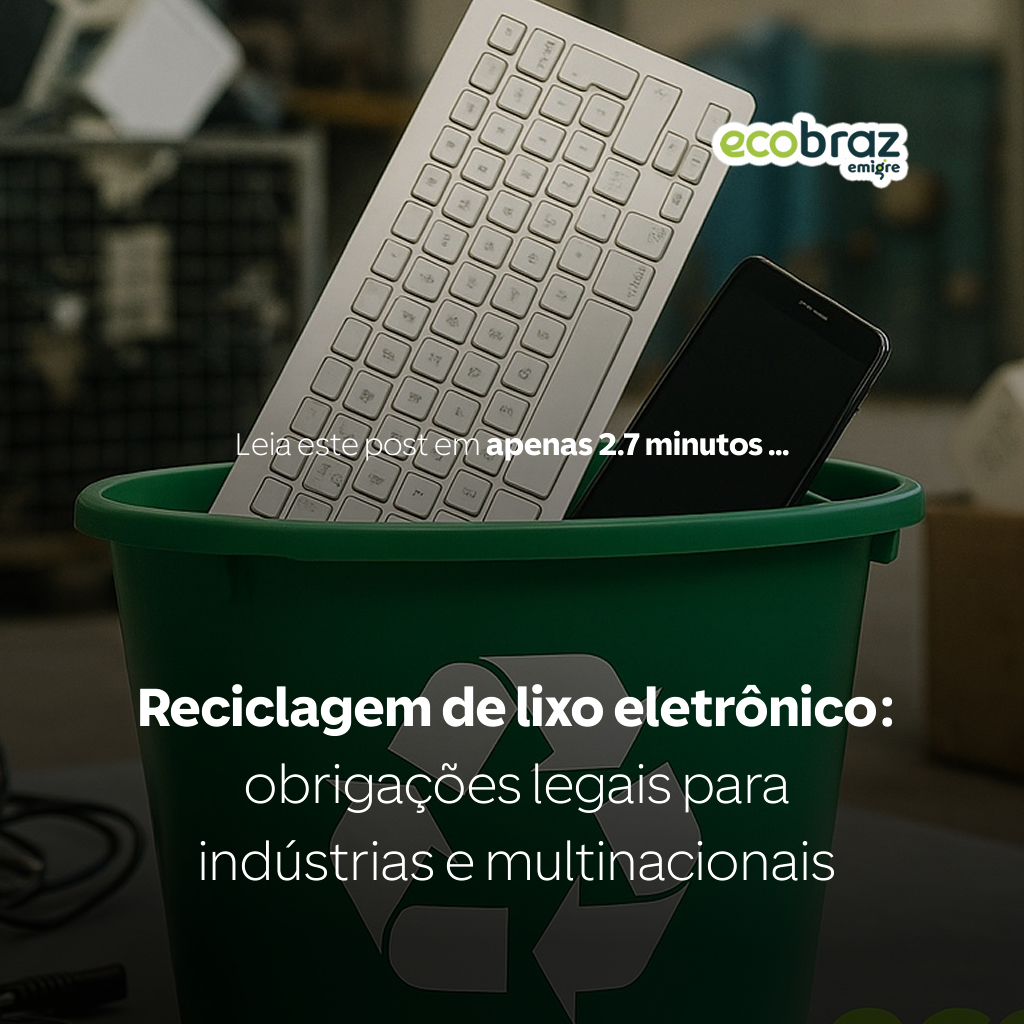 Electronic Waste Recycling: Legal Obligations for Industries and Multinationals