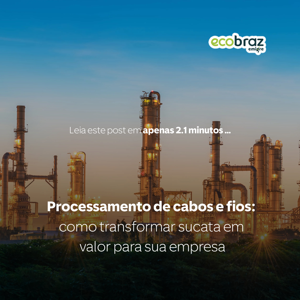 Procesamiento de cables y alambres: cómo transformar chatarra en valor para su empresa