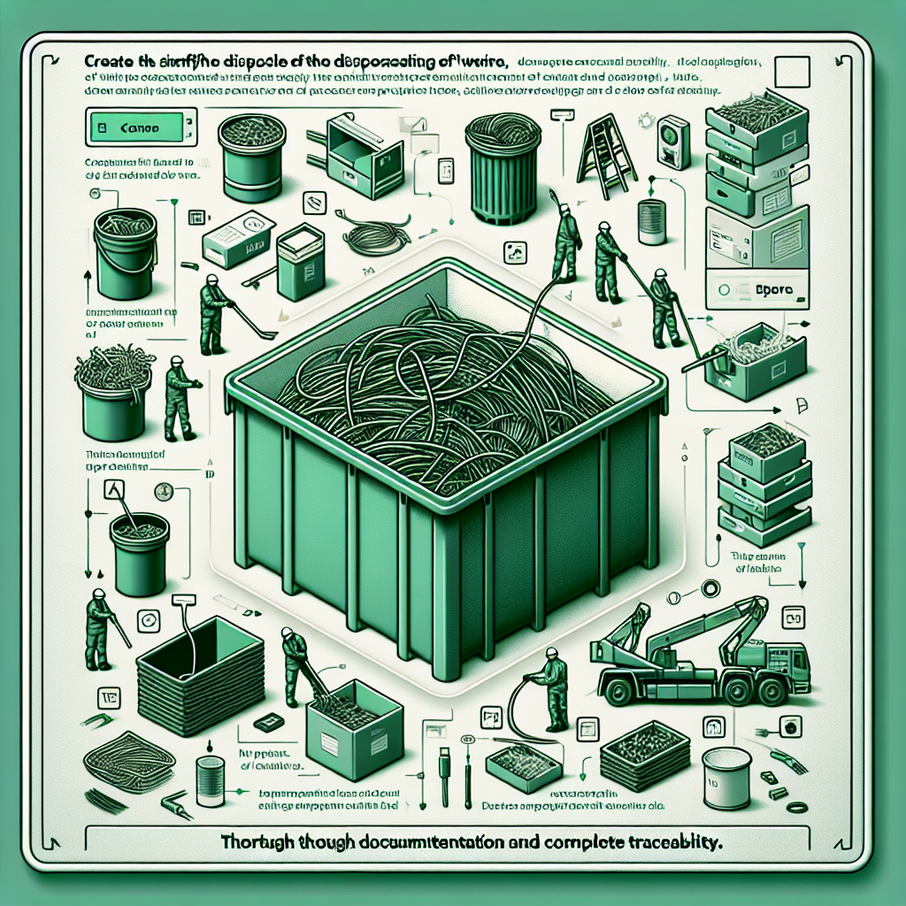 Ecobraz Emigre simplifie l'élimination des câbles grâce à une documentation et une traçabilité complètes