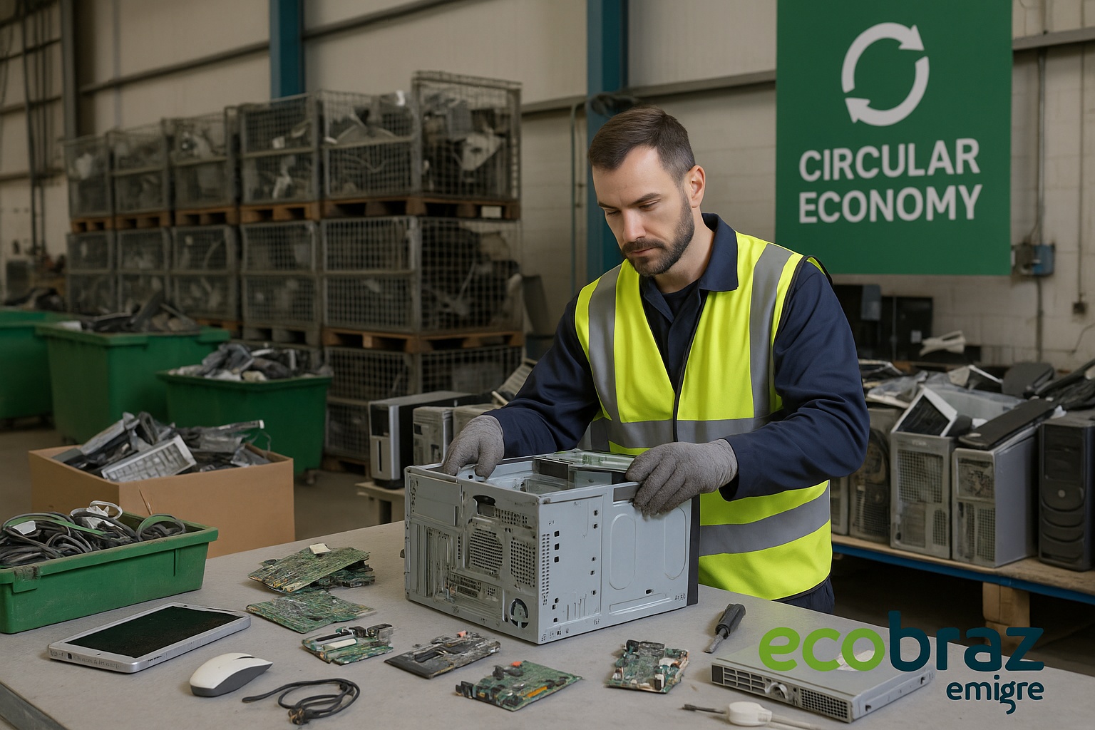 Kreislaufwirtschaft im Elektronikrecycling: Anwendung und Vorteile