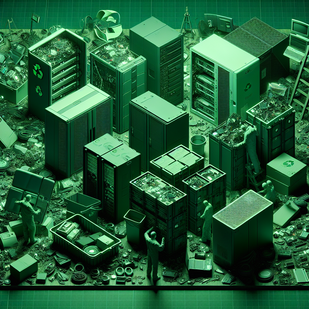 Equipamentos críticos na reciclagem corporativa: notebooks, servidores, telecom e monitores