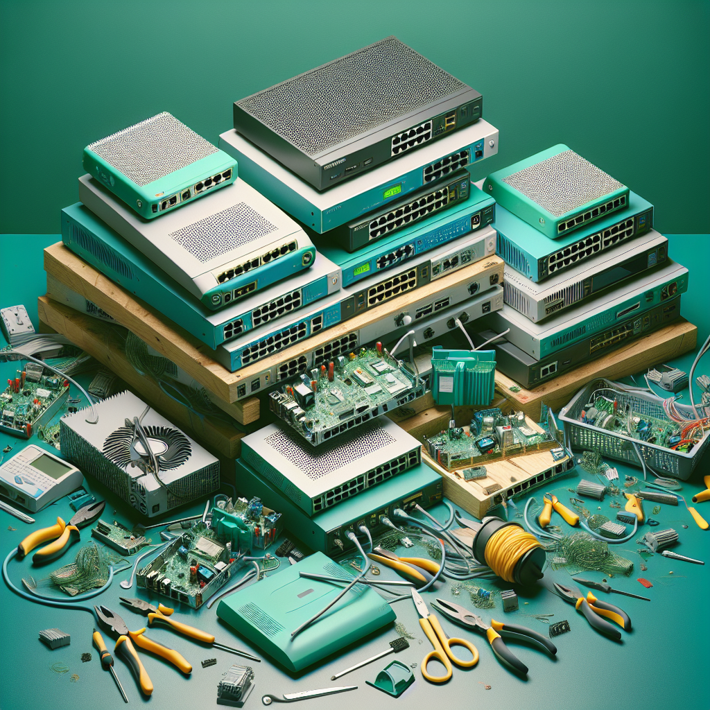 Netzwerkgeräte: Entsorgungsleitfaden für Router, Switches und Modems