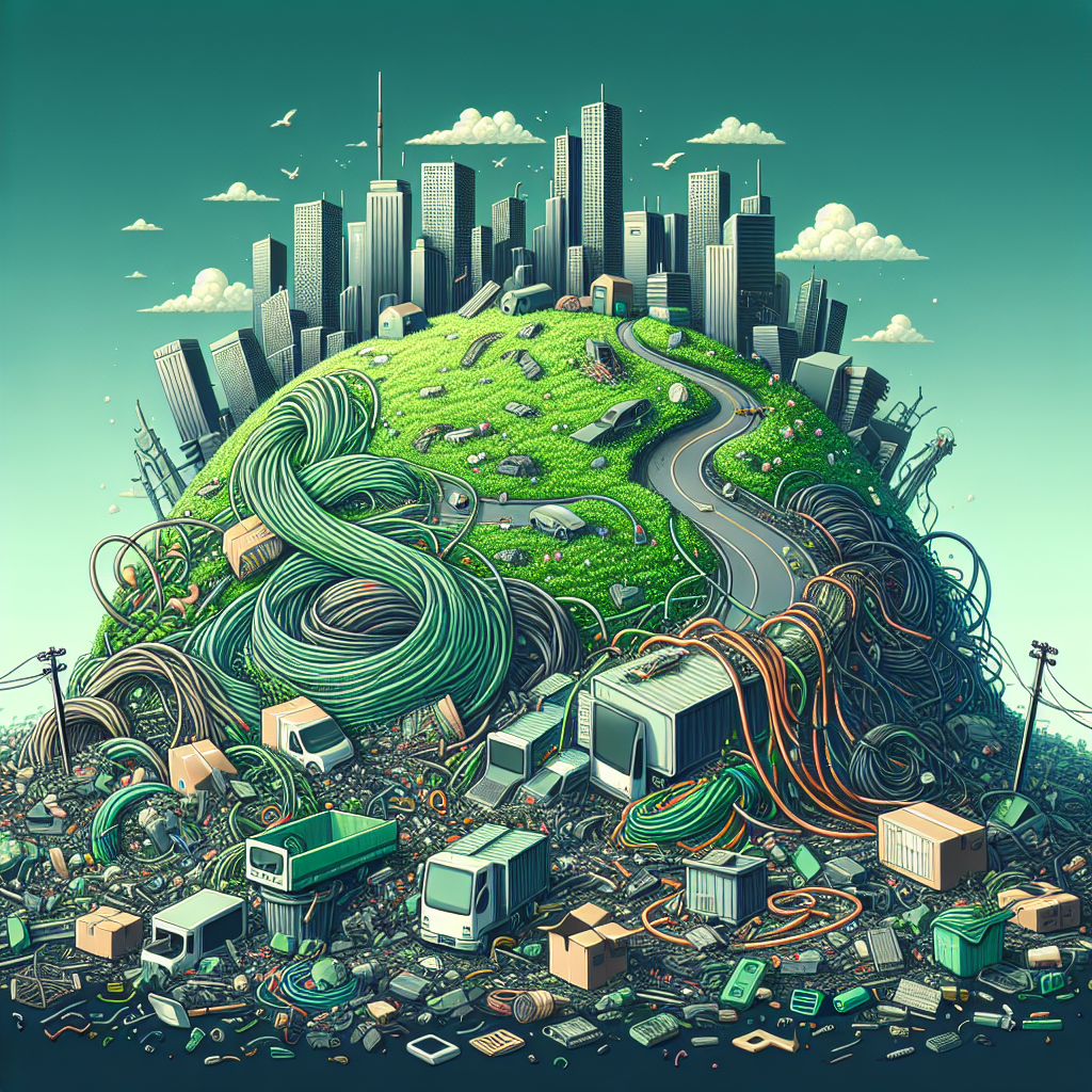 Les fils et câbles désaffectés deviennent un fardeau pour l'environnement - jusqu'à ce qu'Ecobraz les transforme en matériaux recyclés.