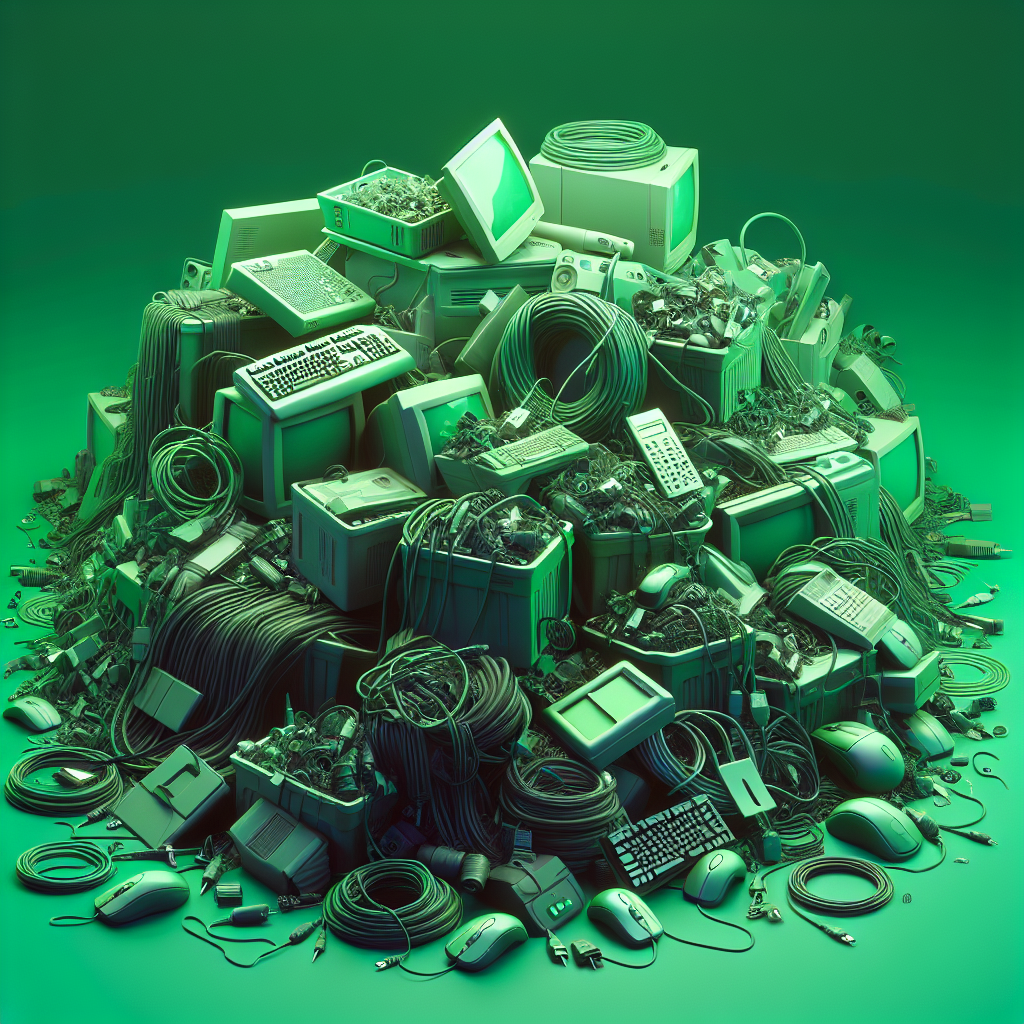 Basura Digital: ¿Qué hacer con cables, ratones y teclados antiguos?