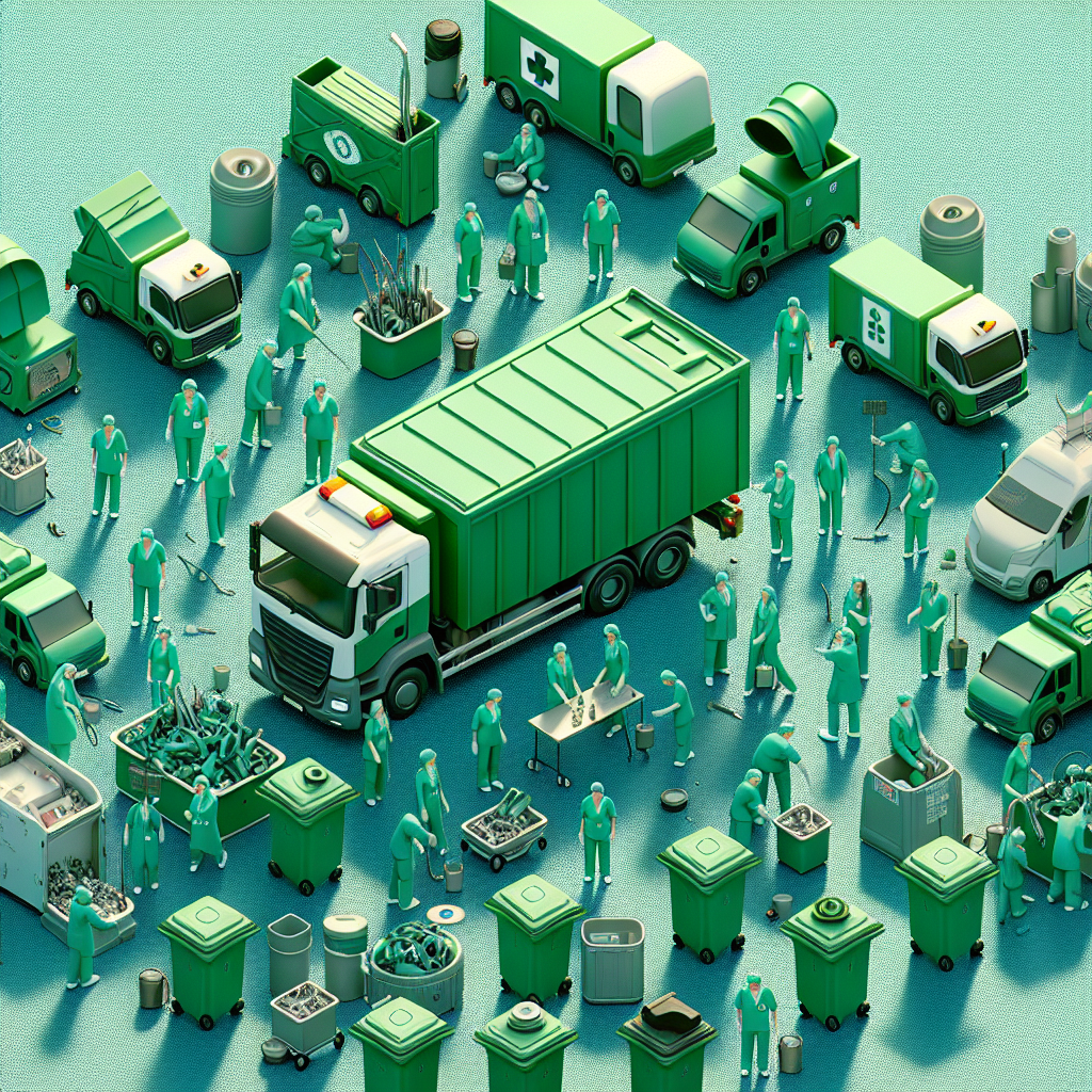 Logística de eliminación hospitalaria planificada y eficiente