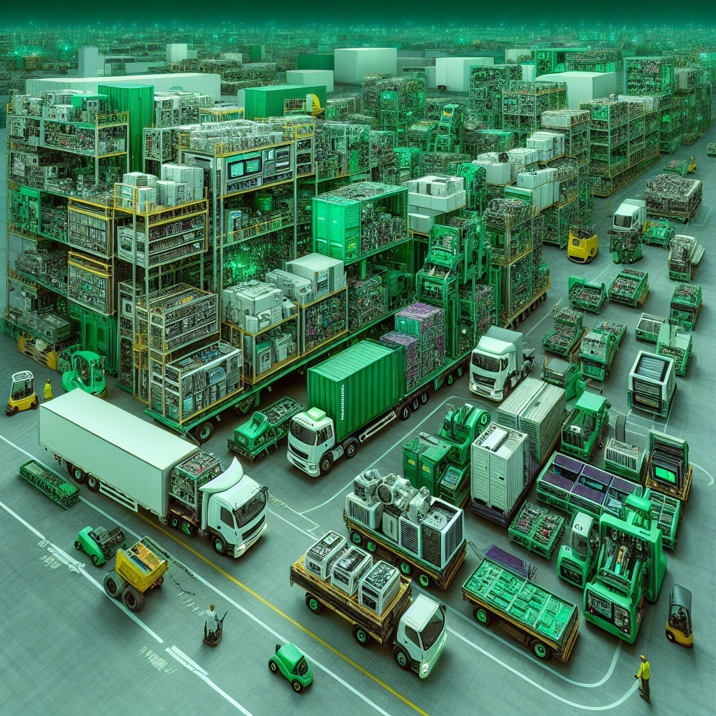 logística reversa de máquinas industriais com componentes eletrônicos SP