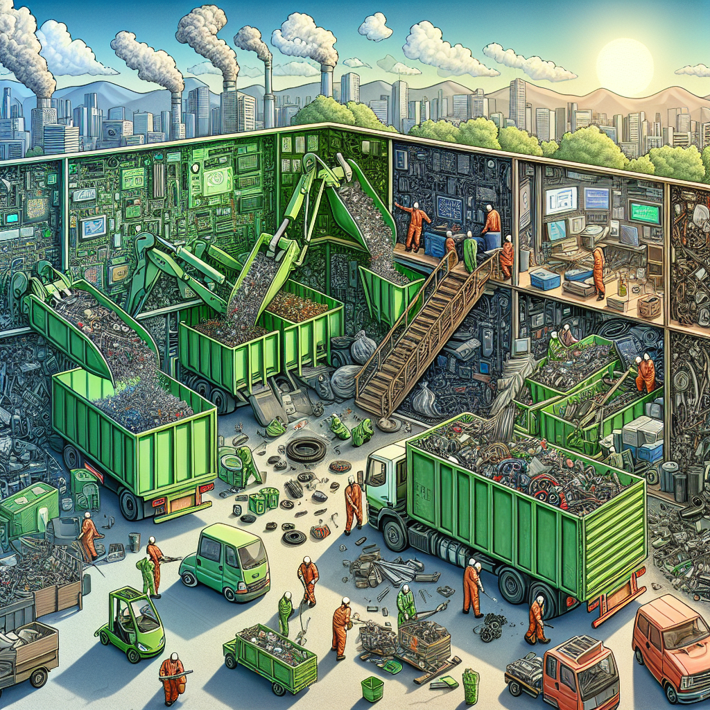 Manufatura reversa de lixo eletrônico: etapas da coleta seletiva à recuperação de materiais