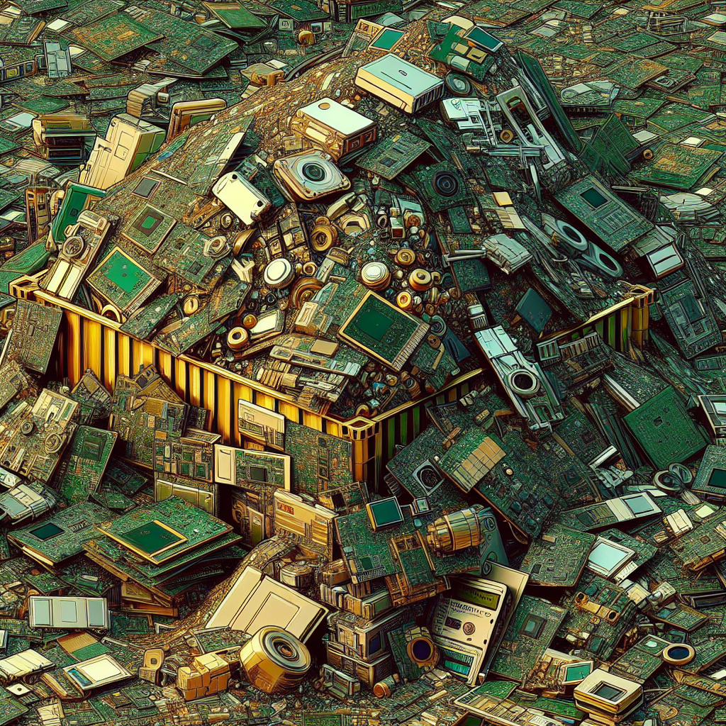 Mineração Urbana na Prática: Quanto ouro, cobre e prata existem em uma tonelada de placas eletrônicas?