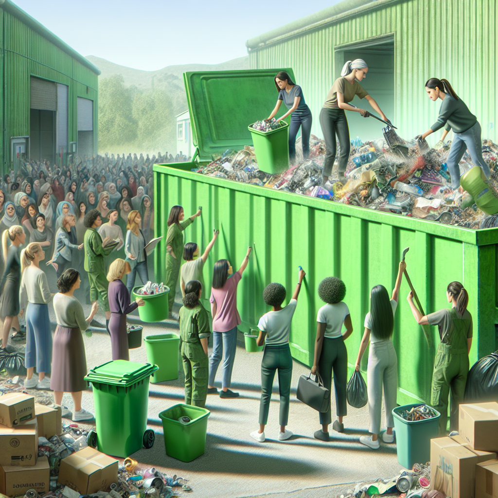 Frauen im Recycling: Führungsqualitäten und soziale Auswirkungen