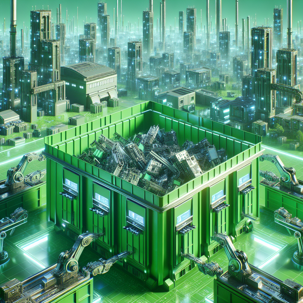 El futuro del reciclado de productos electrónicos con la automatización y la robótica