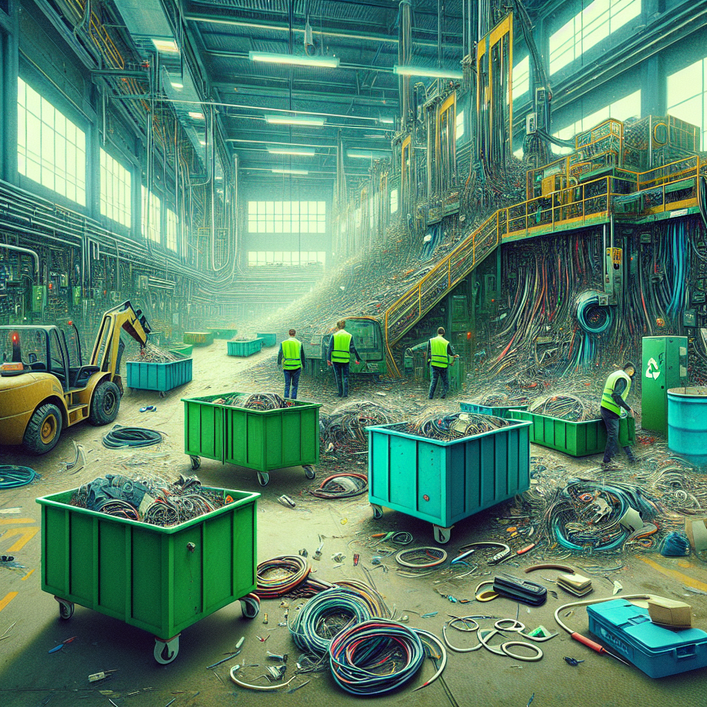 Qué hace Ecobraz con los cables e hilos que recoge.