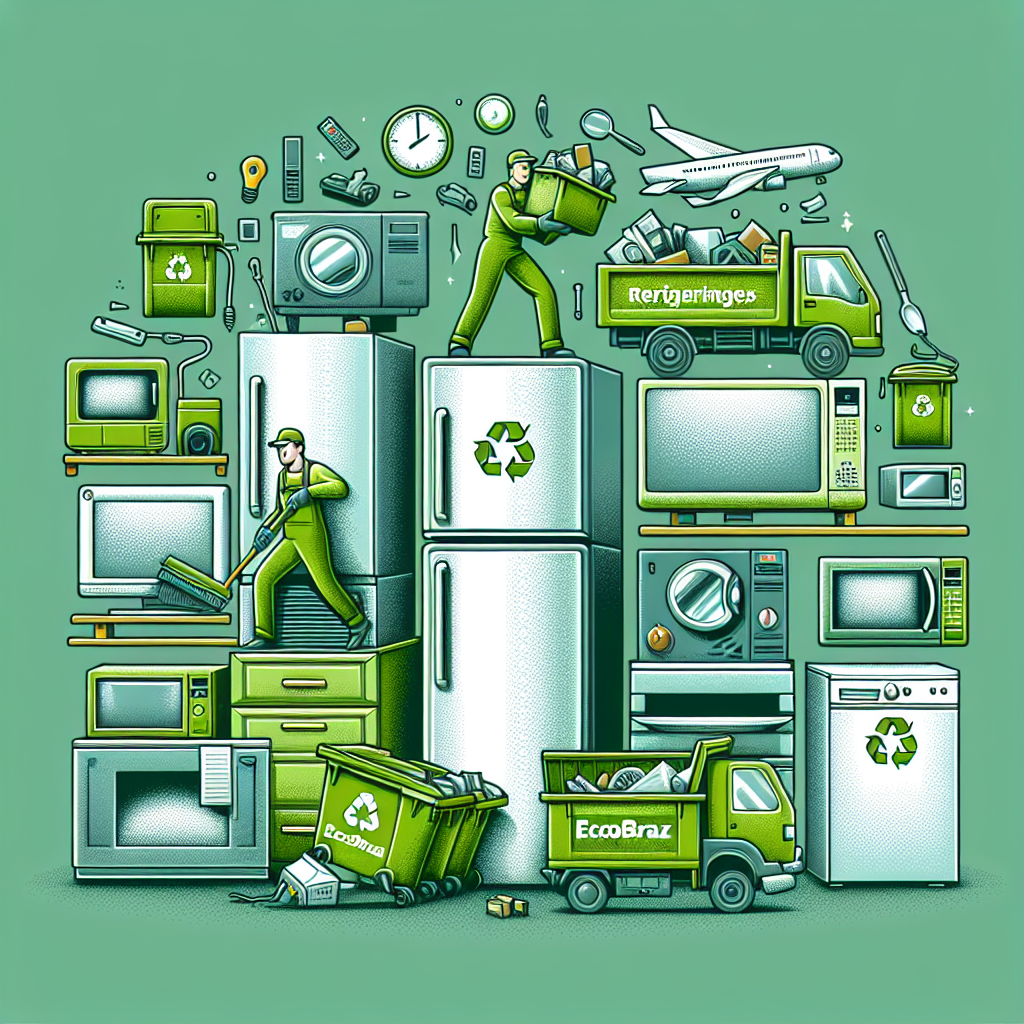 Que faire des vieux réfrigérateurs, machines et micro-ondes ? Ecobraz les récupère gratuitement.