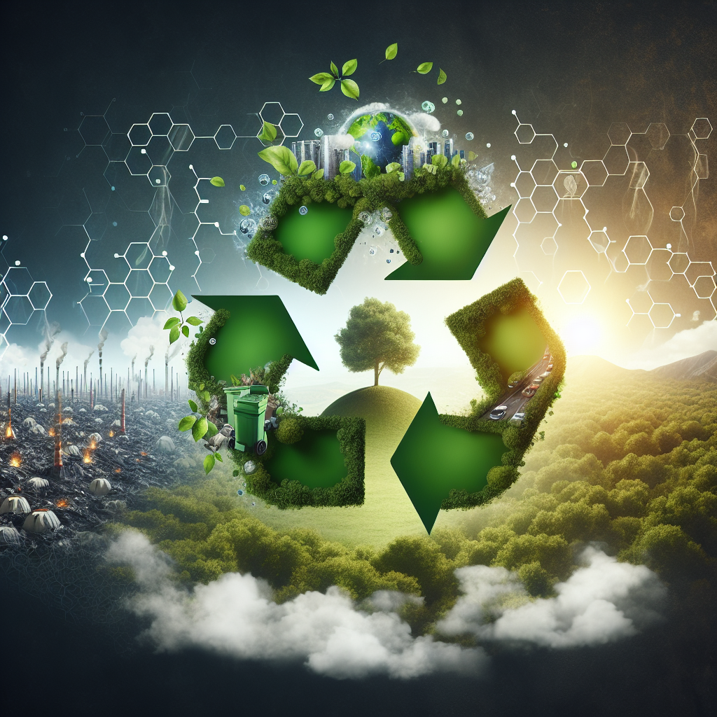 ¿Qué significa compensar las emisiones de carbono mediante el reciclado?