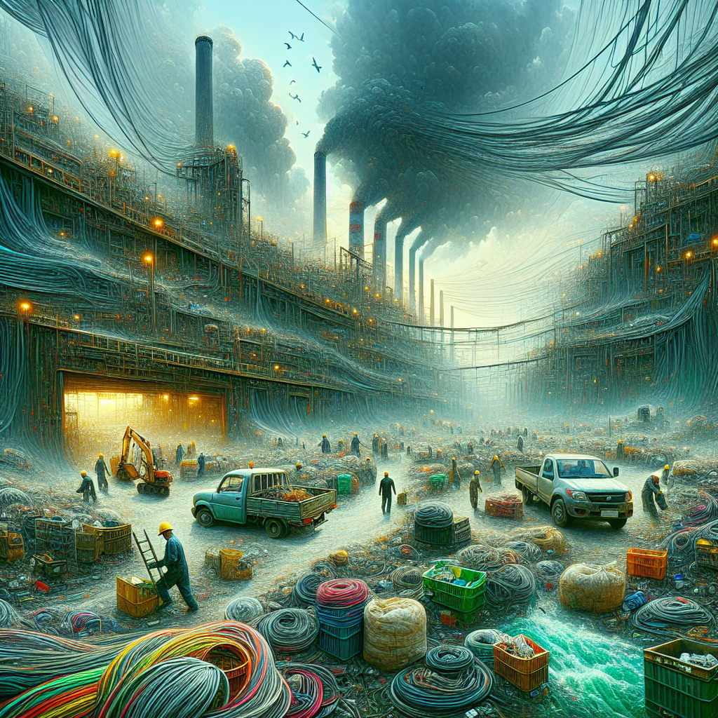 Ce que votre entreprise risque en remettant des fils et des câbles à des recycleurs informels