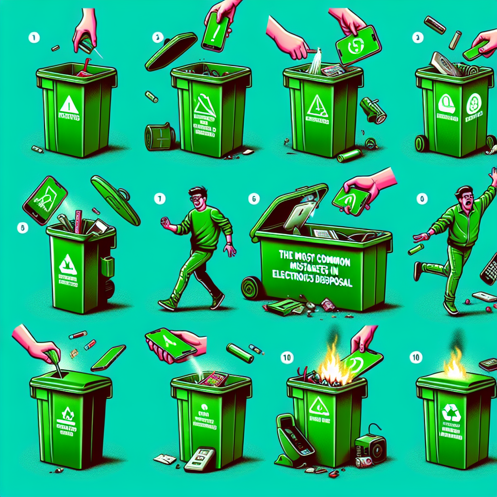 Los 10 Errores Más Comunes en la Eliminación de Electrónicos