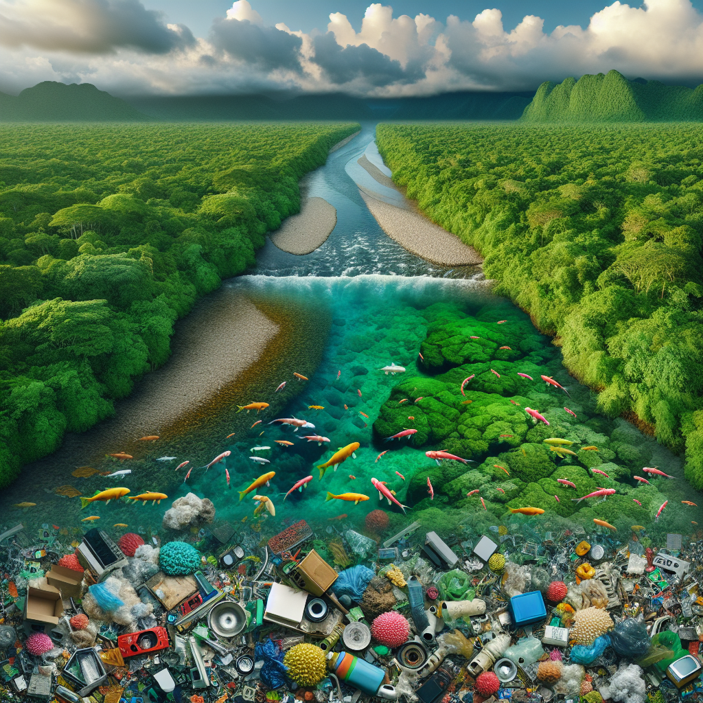 L'impact des déchets électroniques sur les sols, les rivières et les océans