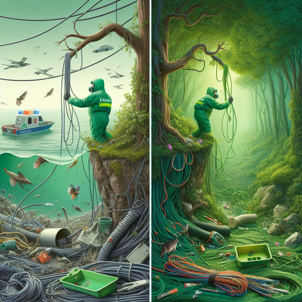 Los peligros invisibles de los cables eléctricos desechados incorrectamente y cómo Ecobraz resuelve el problema