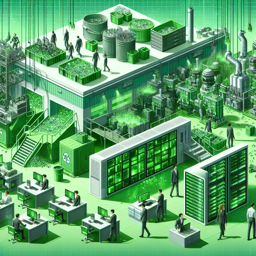 Por qué las empresas sostenibles invierten en inteligencia artificial y reciclaje electrónico