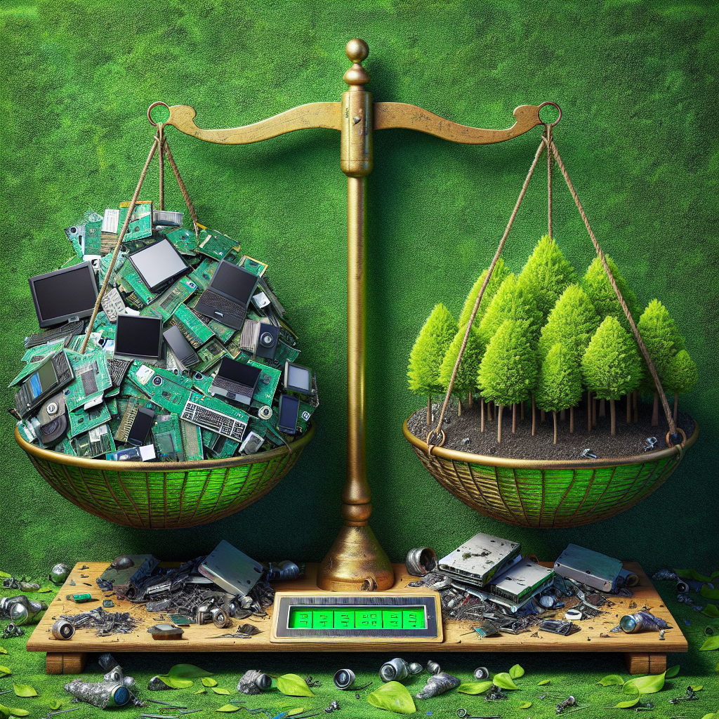 Warum das Recycling von Elektronikgeräten effizienter ist als das Pflanzen von Bäumen zum Ausgleich von Kohlenstoffemissionen