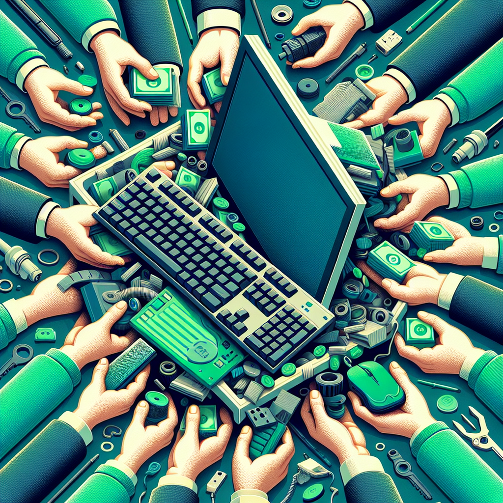 Posso doar só monitor/teclado?