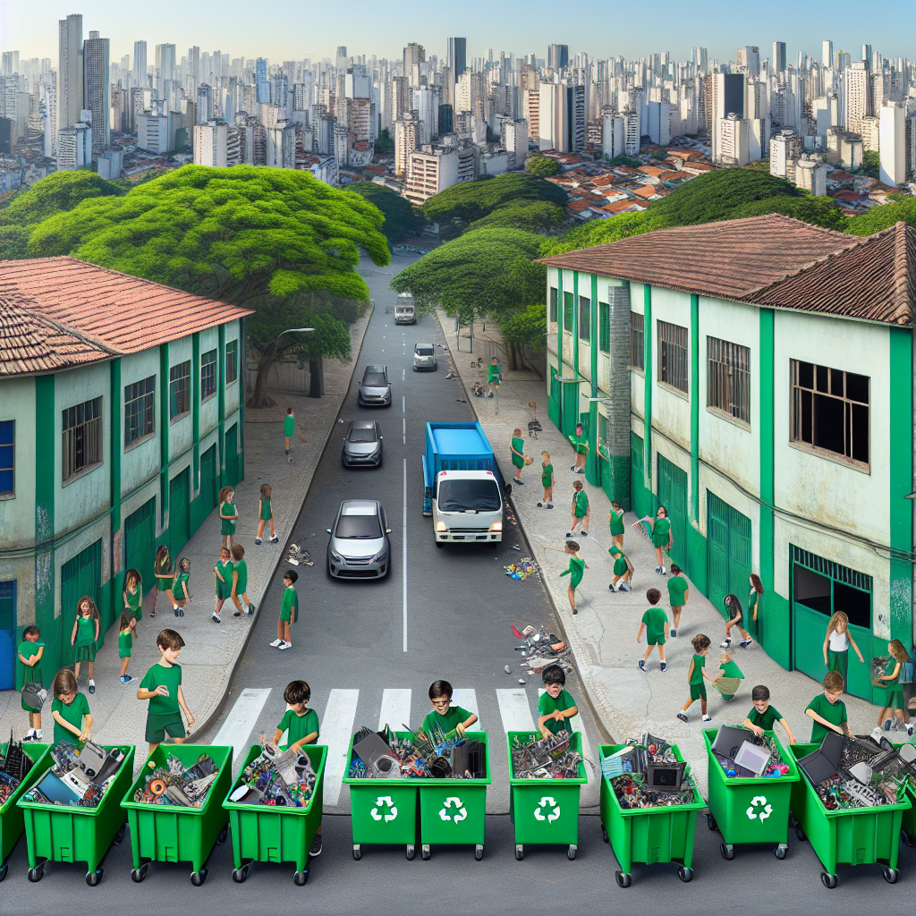 programa de descarte de eletrônicos para escolas São Paulo