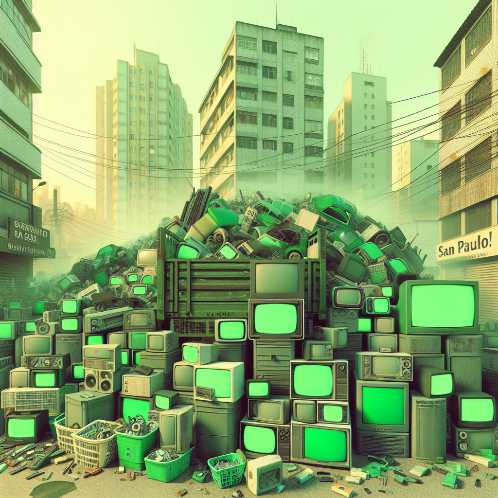 Programm zur Entsorgung alter Elektronikbestände für den Einzelhandel in São Paulo