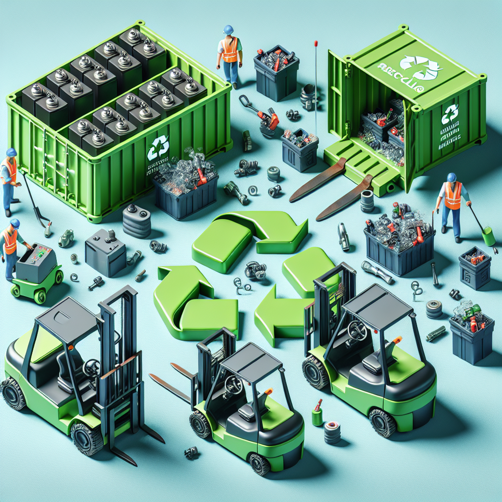 Recyclage des batteries de chariots élévateurs dans le respect du PNRS et des normes environnementales