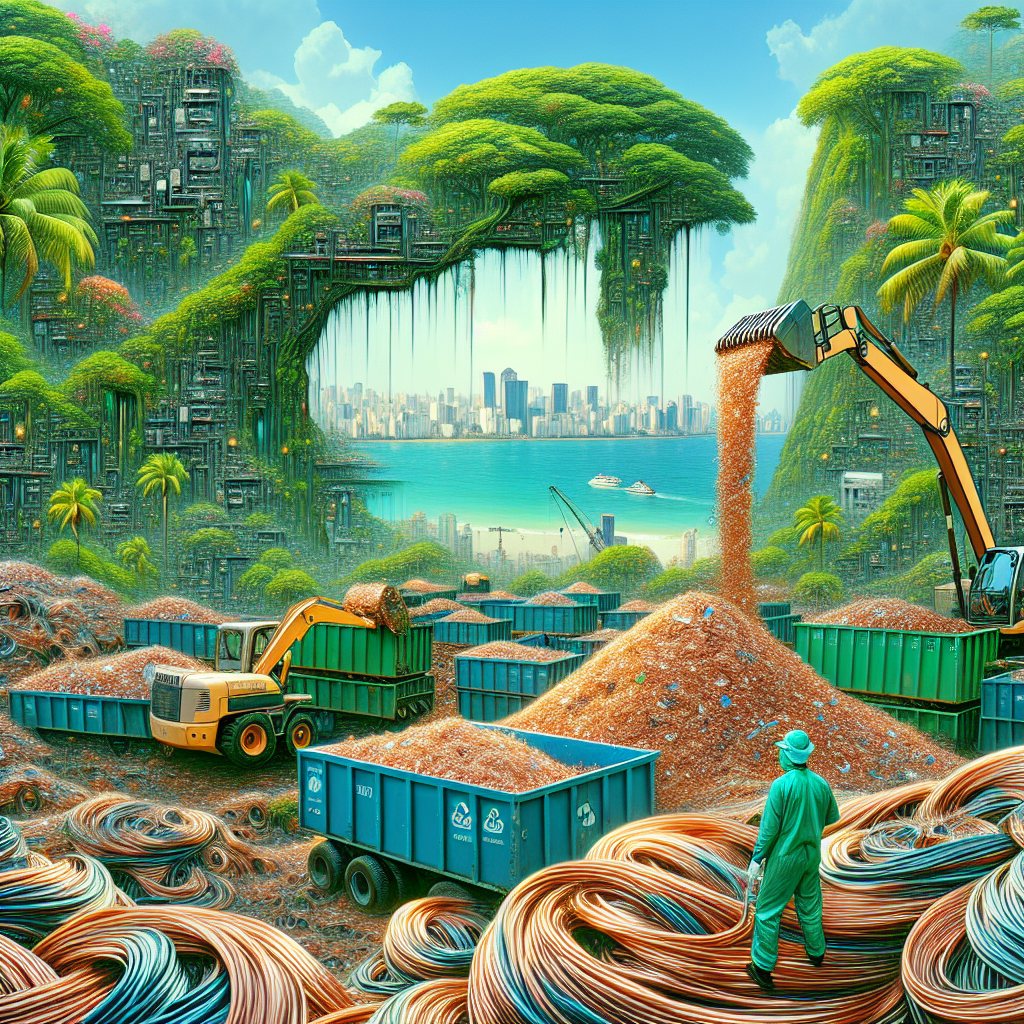 Reciclagem de fios de cobre em São Paulo