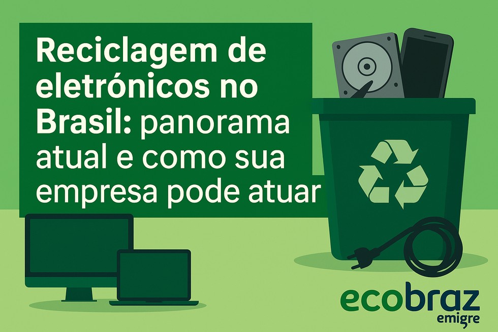 Reciclagem de eletrônicos no Brasil: panorama atual e como sua empresa pode agir