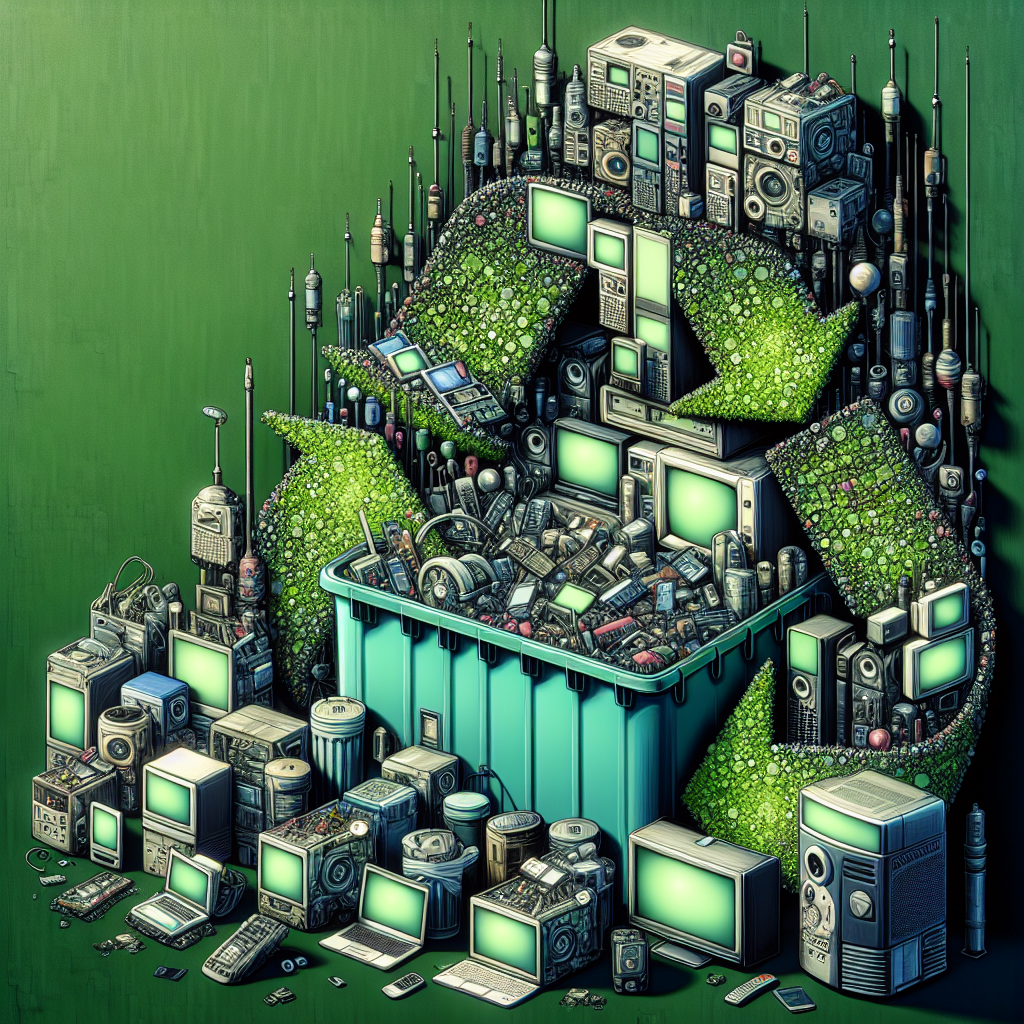 Reduzindo a Pegada de Carbono com Reciclagem de Eletrônicos
