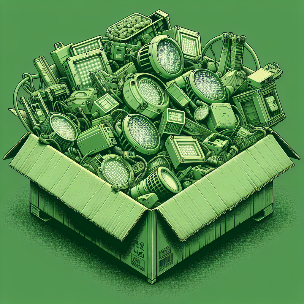 Collecte d'Équipements d'Éclairage LED Anciens pour Recyclage à São Paulo