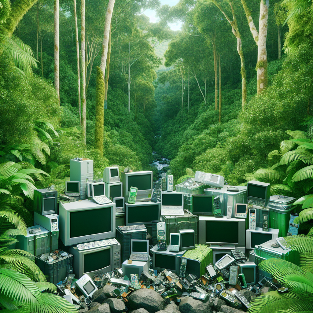 "Riesgos medioambientales asociados a la eliminación incorrecta de residuos electrónicos: datos de Brasil"