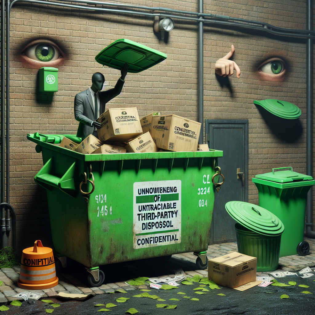 Rechtliche Risiken der ausgelagerten Entsorgung ohne nachgewiesene Rückverfolgbarkeit