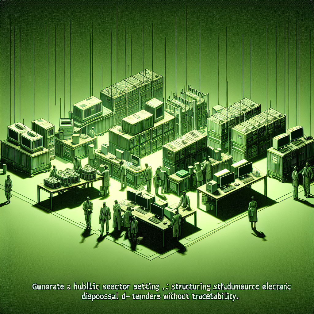 Setor público: como estruturar editais de descarte eletrônico com rastreabilidade