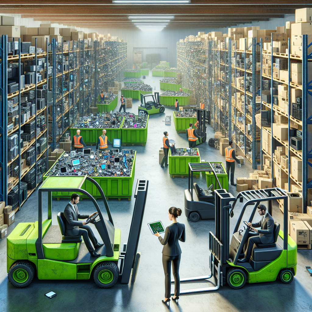 ESG-Lösung im Rückwärtslogistik von Elektronik für Unternehmen