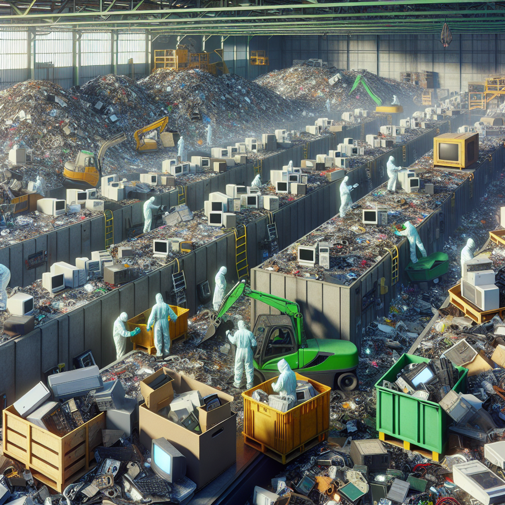 Tri et démantèlement : les étapes du recyclage des déchets électroniques